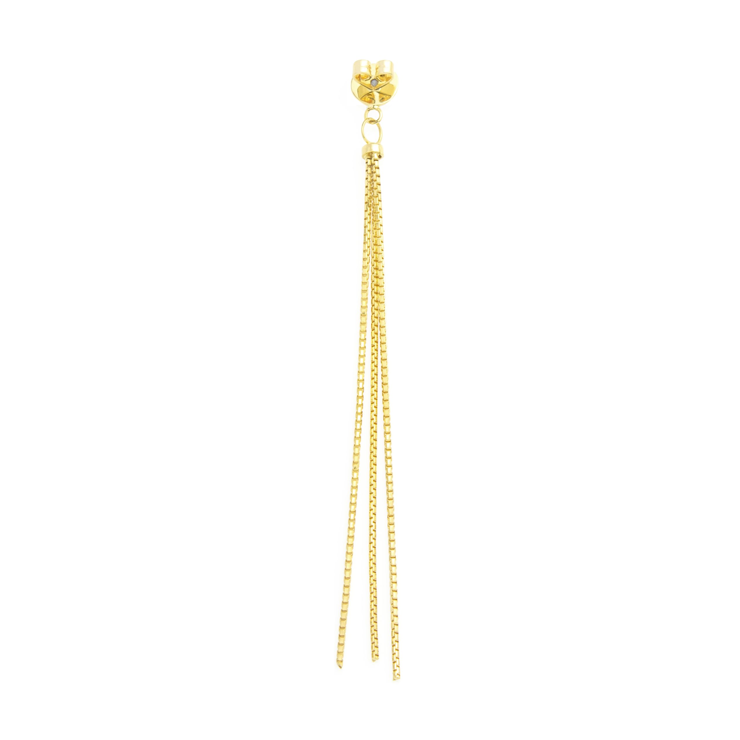 PAVOI 14K Yellow Gold Chain Earrings for Women | Double Piercing Dangle  Chain Huggie Hoop Earrings | Green Cubic Zirconia Stud Earrings for Women -  Walmart.com
