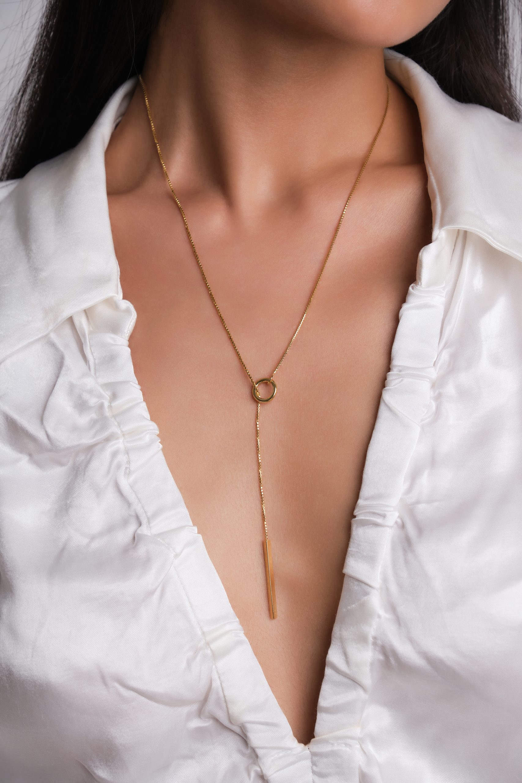 Dainty Pearl Lariat Necklace – May Martin-vachngandaiphat.com.vn