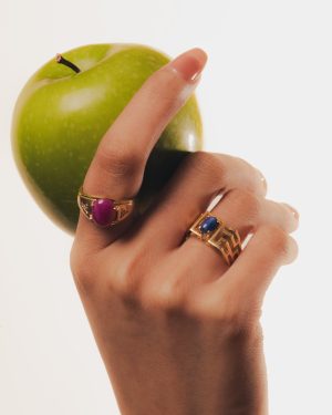 Gugu Baul Ring (Pink Ruby)