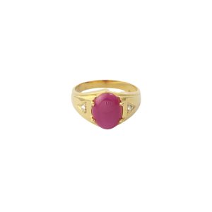 Gugu Baul Ring (Pink Ruby)