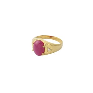 Gugu Baul Ring (Pink Ruby)