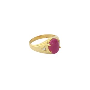 Gugu Baul Ring (Pink Ruby)