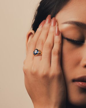 Gugu Baul Ring (Blue Sapphire)